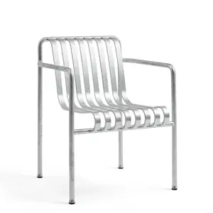HAY havestol - Palissade Dining Armchair - Galvaniseret stål